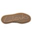 Womens/ladies Torhill Leather Moc Toe Platform Boat Shoes Dark Brown Clarks-4