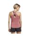 Débardeur train essentials femme rose / blanc Adidas-2