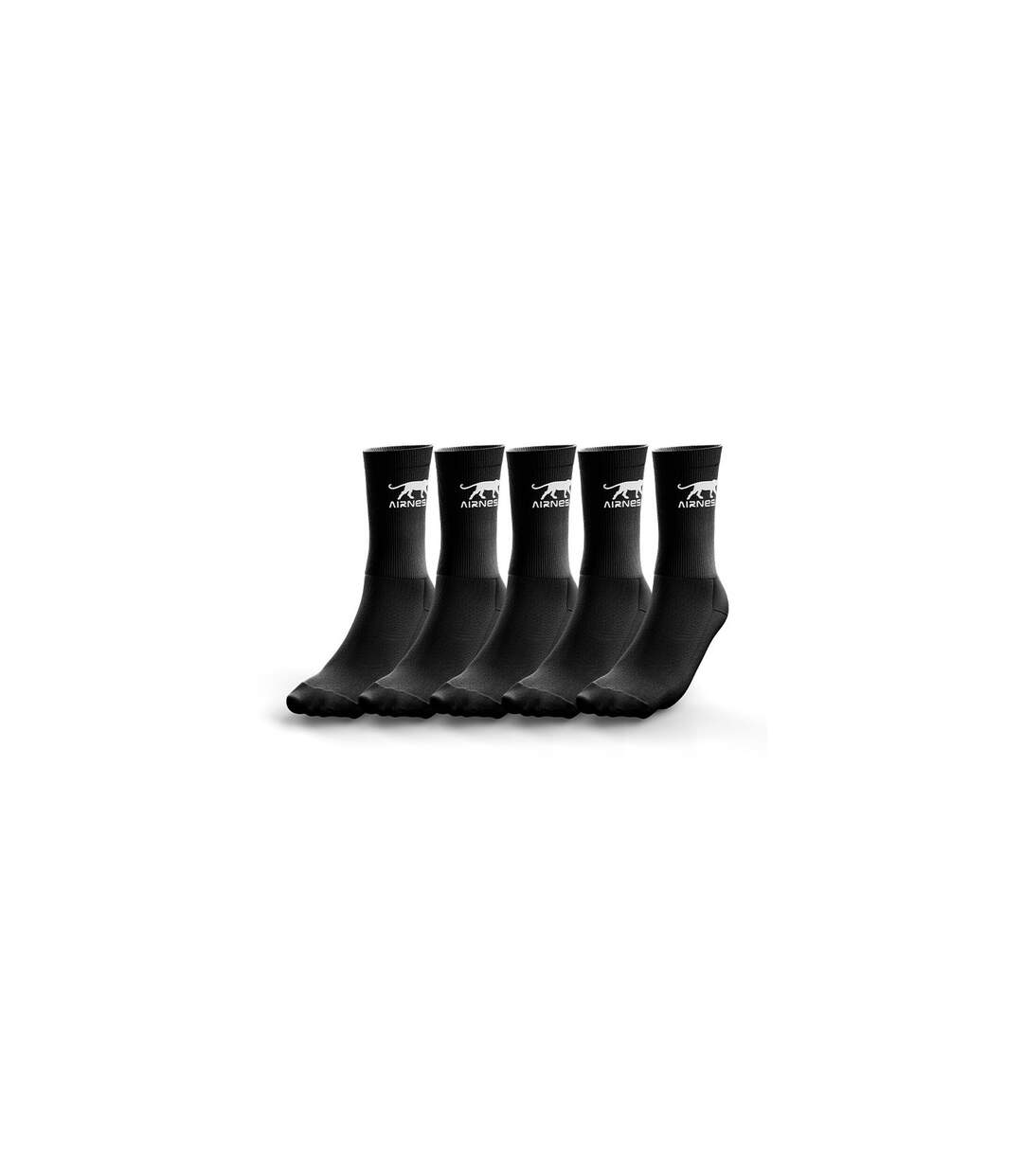 AIRNESS Lot de 5 paires de tennis homme Logo sur tige Corporate Airness-1