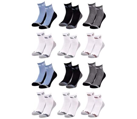 Chaussettes SERGIO TACCHINI QUARTER 12 Pcs 7515