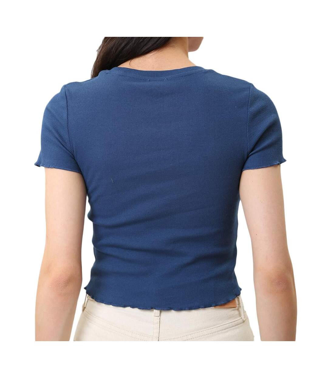 T-shirt marine femme pepe jeans cara-2
