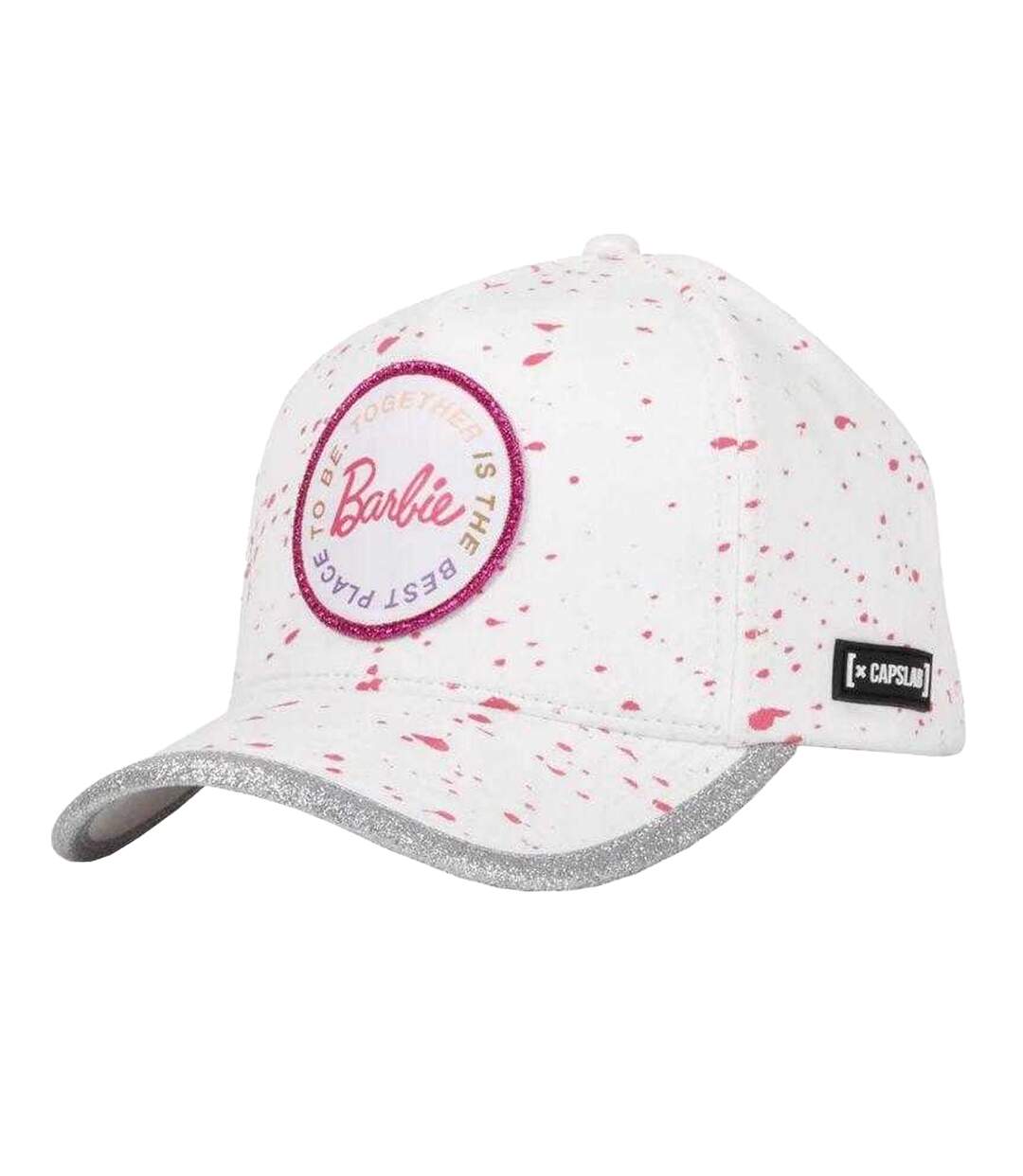 Casquette Trucker Motif/style Barbie Femme Blanc Capslab-1