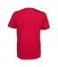Cottover Mens Plain V Neck T-Shirt (Red) - UTUB680