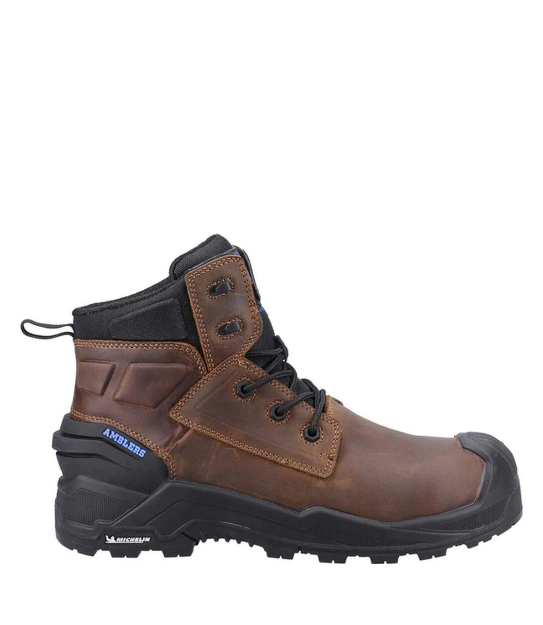 Bottines de sécurité as980c crusader homme marron Amblers-2