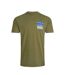 T-shirt get beak homme vert olive Weird Fish Weird Fish