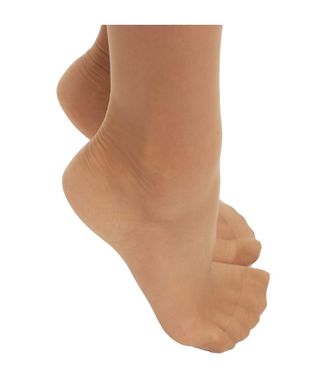 Lot de 2 paires de Mi-Bas Voile Brillant Transparent 15D Sublim-2