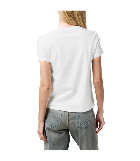 Womens/ladies Graphic Print T-shirt White Levis