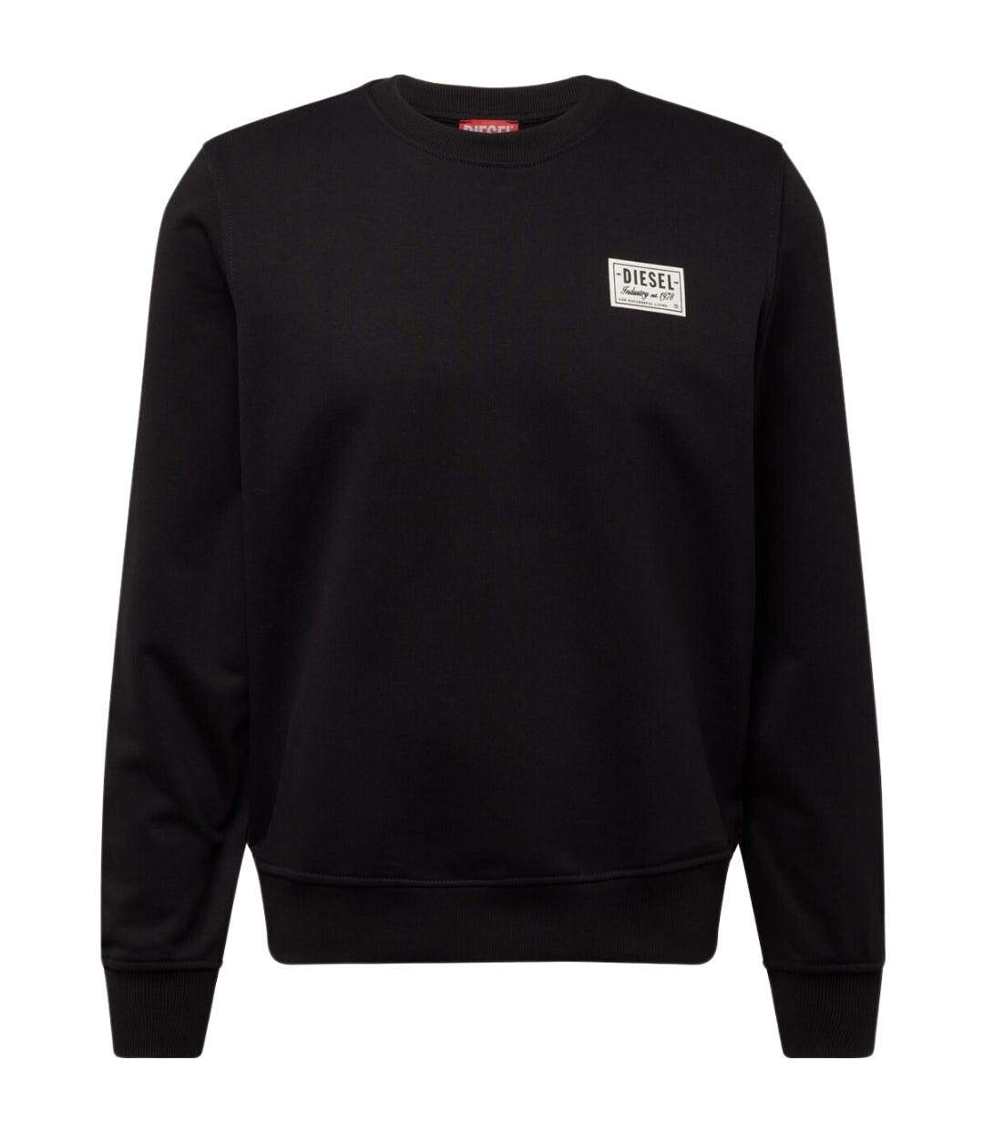 Sweat Motif Écusson Adulte Noir Noir Diesel-1
