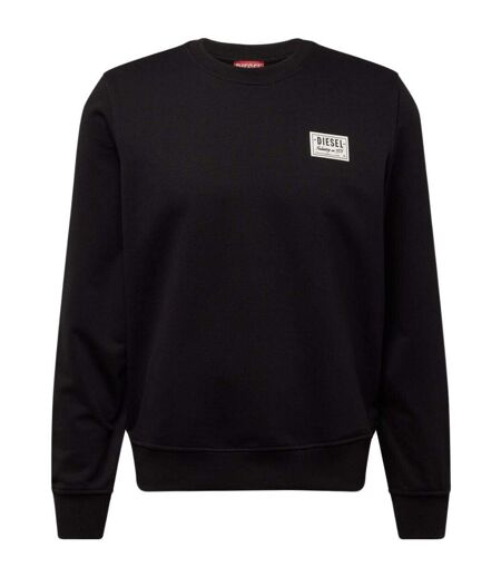 Sweat Motif Écusson Adulte Noir Noir Diesel