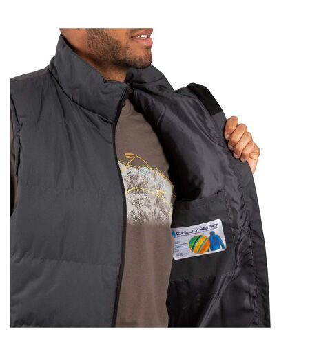 Doudoune Sans Manches Clasp Homme Gris Foncé Trespass