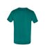 T-shirt Basique À Col Rond Pour Hommes Vert Build Your Brand-3