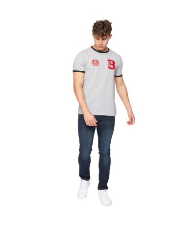 T-shirt Ralphio Homme Gris Chiné Bench