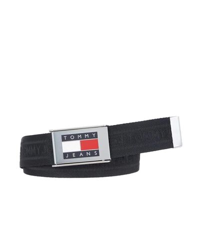 Ceinture Noire Tommy Hilfiger Heritage Webbing - T 100