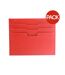 Pack Of 4  Della Leather Purse  One Size Red Eastern Counties Leather-1
