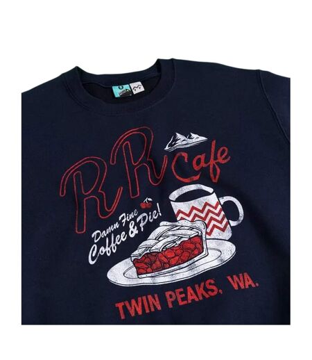 Unisex Adult Rr Cafe Sweatshirt Blue Twin Peaks
