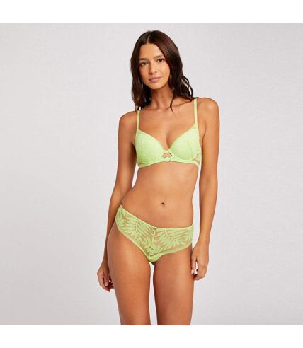 Soutien-gorge ampliforme coque moulée vert Lina