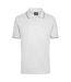 Polo Homme Blanc Bleu Marine James And Nicholson-1