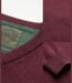 Pull col V avec laine PUL2004C-3