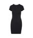 Robe Courte Manches Courtes Femme Noir Calvin Klein-3
