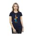 Disney T-shirt en coton Femme/Les femmes Goofy Christmas Lights (Bleu marine) - UTBI32875-2