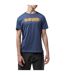 T-shirt Motif/style Logo Usé Homme Bleu Indigo G-Star-3