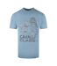 T-shirt Homme Bleu Cavalli Class-1