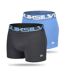 Quiksilver – Pack 2 Boxers Homme Confort Coton Stretch-1