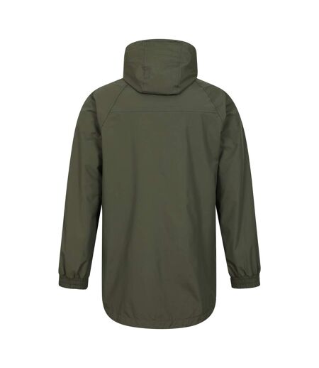 Mens Glacier Ii Long Waterproof Jacket Khaki Mountain Warehouse