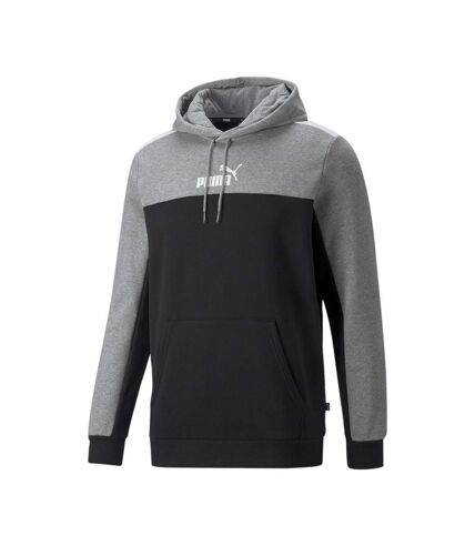 Sweat à capuche Marine/Gris Homme Puma Ess Block - M