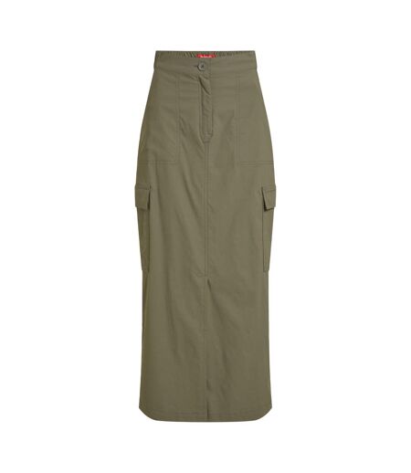 Womens/ladies Pro Nosilife Midi Skirt Wild Olive Craghoppers
