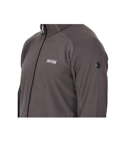 Regatta Mens Hadfield Full Zip Fleece Jacket (Seal Grey)