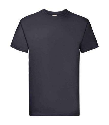 T-shirt super premium adulte bleu marine foncé Fruit of the Loom