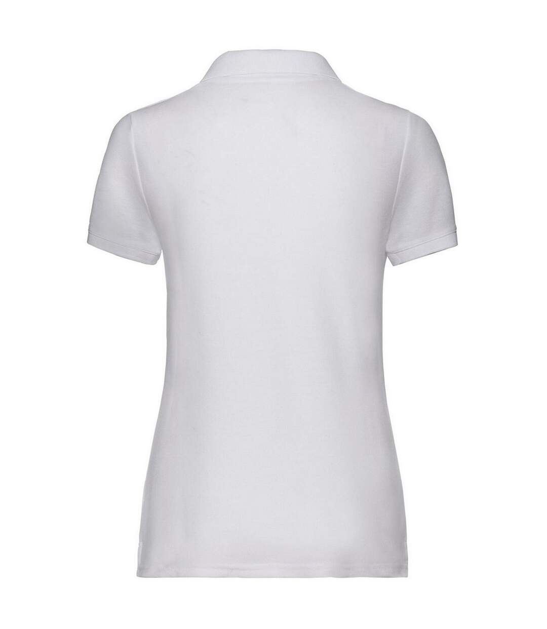 Polo 65/35 Femme Blanc Fruit Of The Loom-2