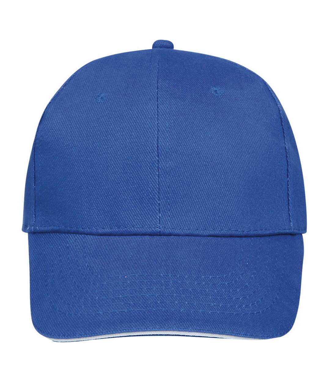 SOLS Unisex Buffalo 6 Panel Baseball Cap (Royal Blue/White) - UTPC372-4