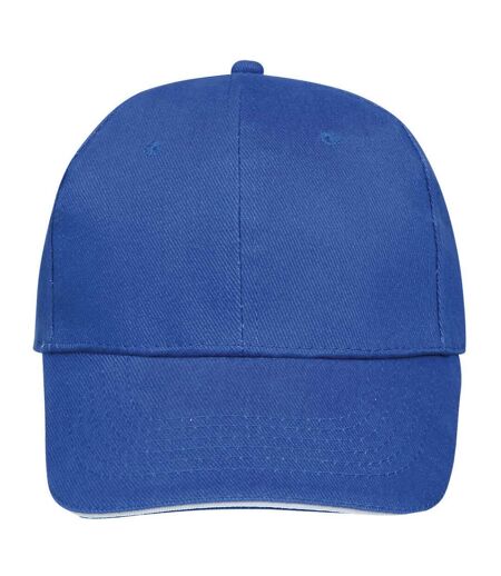 SOLS Unisex Buffalo 6 Panel Baseball Cap (Royal Blue/White) - UTPC372