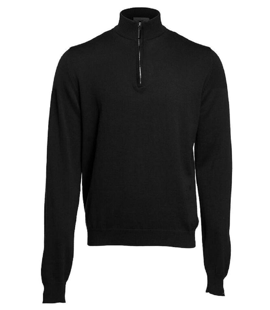 Pull col zippé - Homme - Pen Duick - PK455 - noir-1