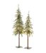 Sapin de Noël Déco Enneigé à LED Reynaldo 145cm Vert-4