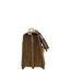 Embossed Faux Leather Crossbody Bag 15cm X 20cm X 9cm Olive Gold Steve Madden-3