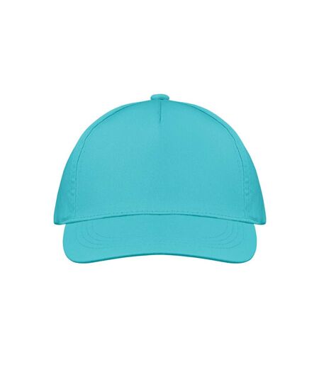 Buzz 5 Panel Baseball Cap Turquoise MidOcean