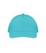 Buzz 5 Panel Baseball Cap Turquoise MidOcean-4