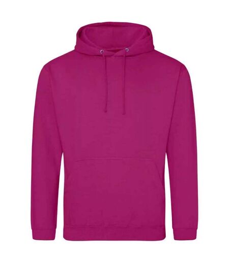 Sweat À Capuche College Adulte Fuchsia Awdis
