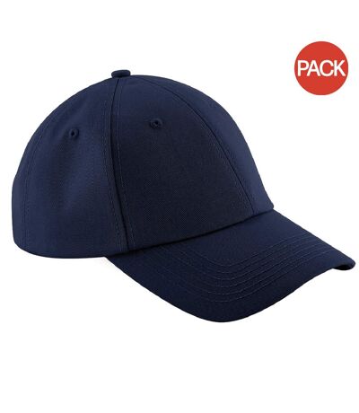 Lot de 2  casquettes adulte bleu marine Beechfield