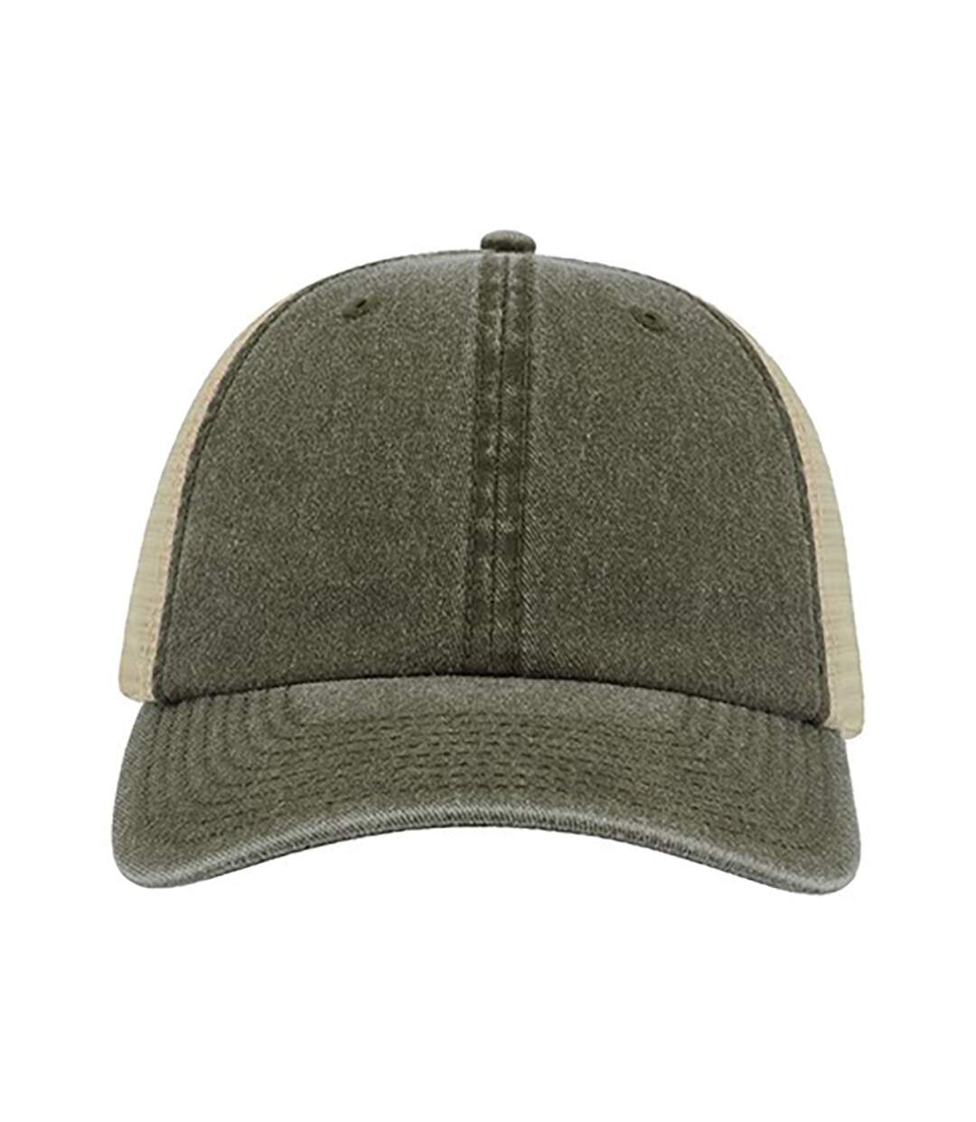 Casquette trucker case olive Atlantis-4