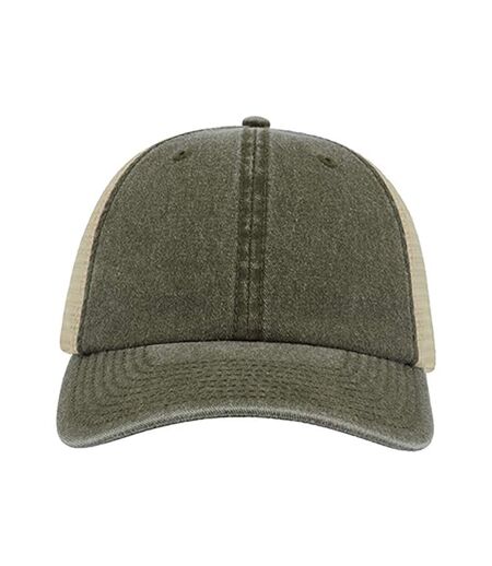 Casquette trucker case olive Atlantis