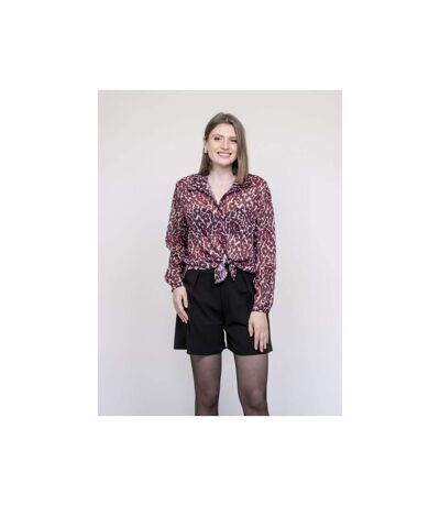 Blouse motif léopard ONESINE - Dona X Lisa