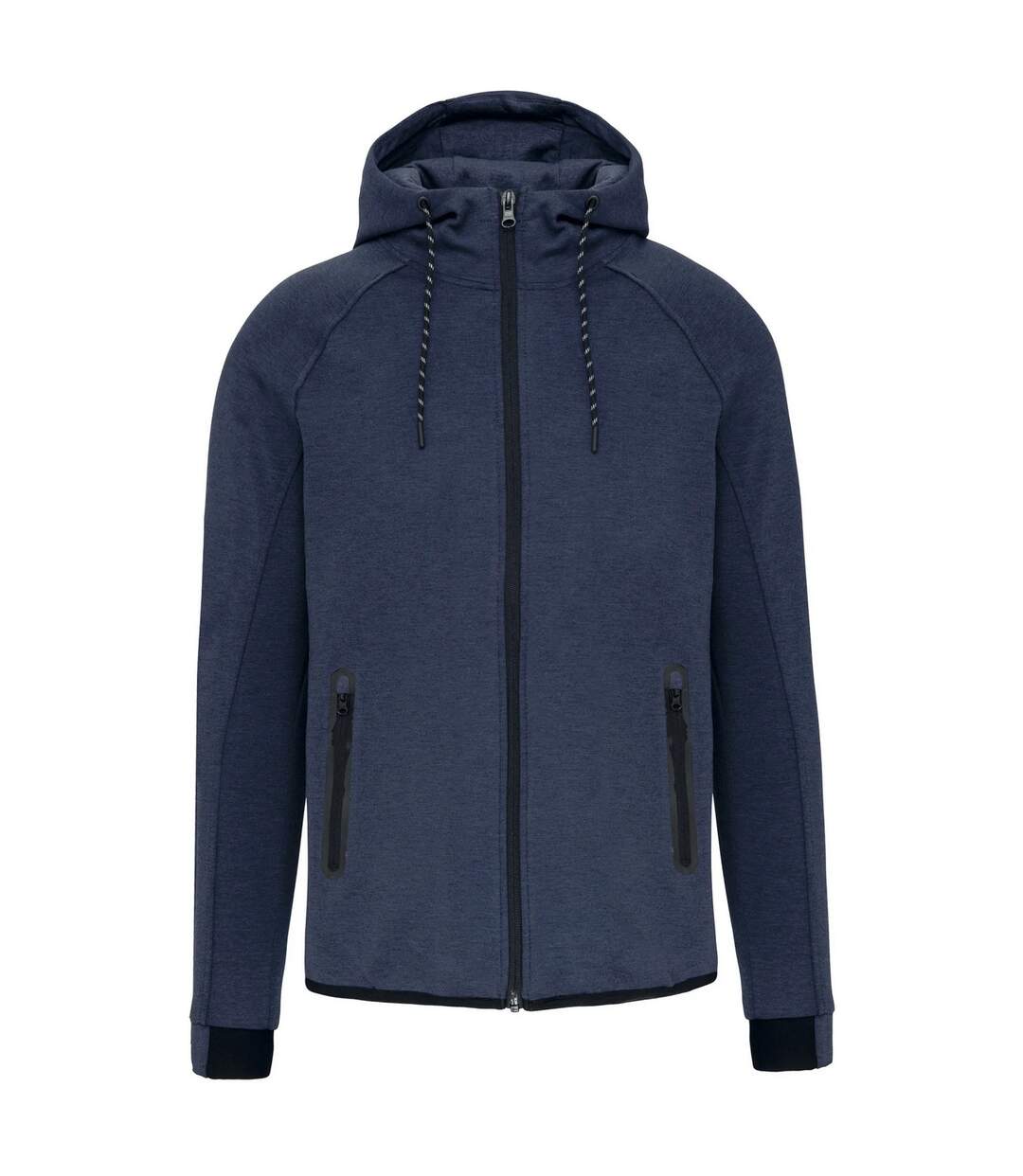Mens Performance Hooded Jacket French Navy Heather Proact-1