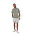 Mens Rune Regular T-shirt Sage Threadbare-1