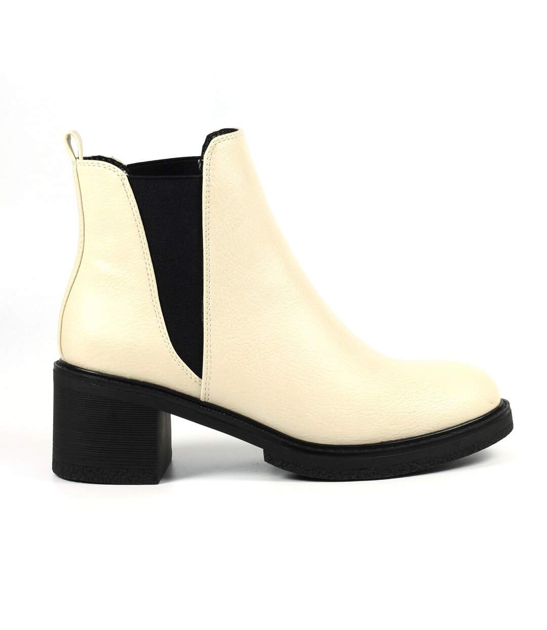 Bottines Ophelia Femme Beige Lunar-3