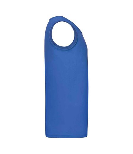Fruit of the Loom Mens Athletic Tank Top (Royal Blue)