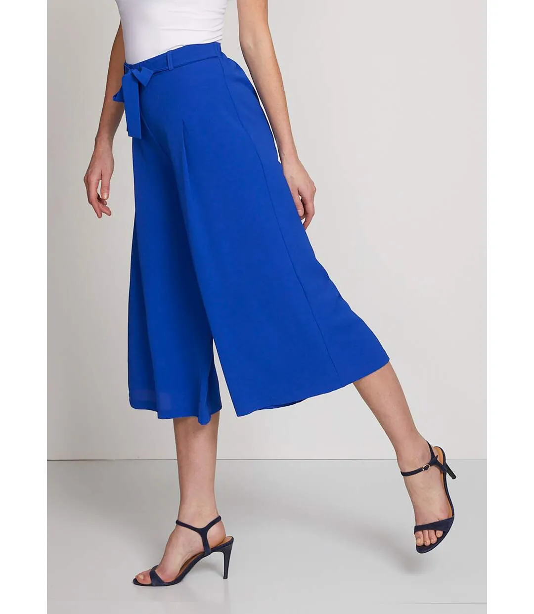 Jupe-culotte longue taille semi-élastiquée-3